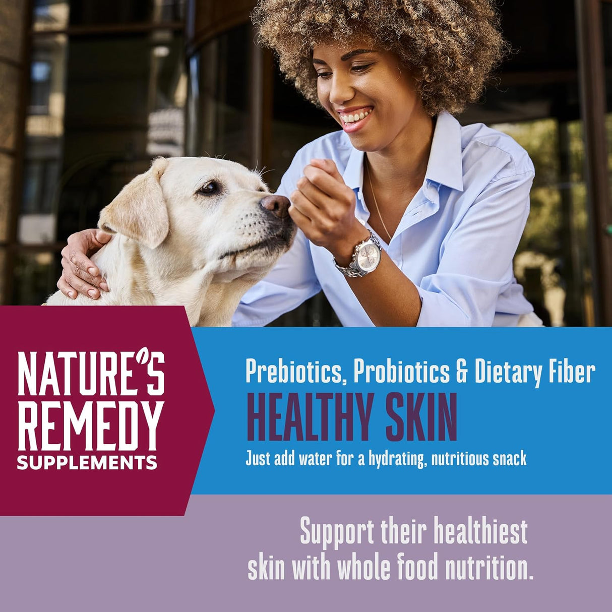 Whole Life Dog Healthy Skin and Coat 90 Servicios 340Gr.