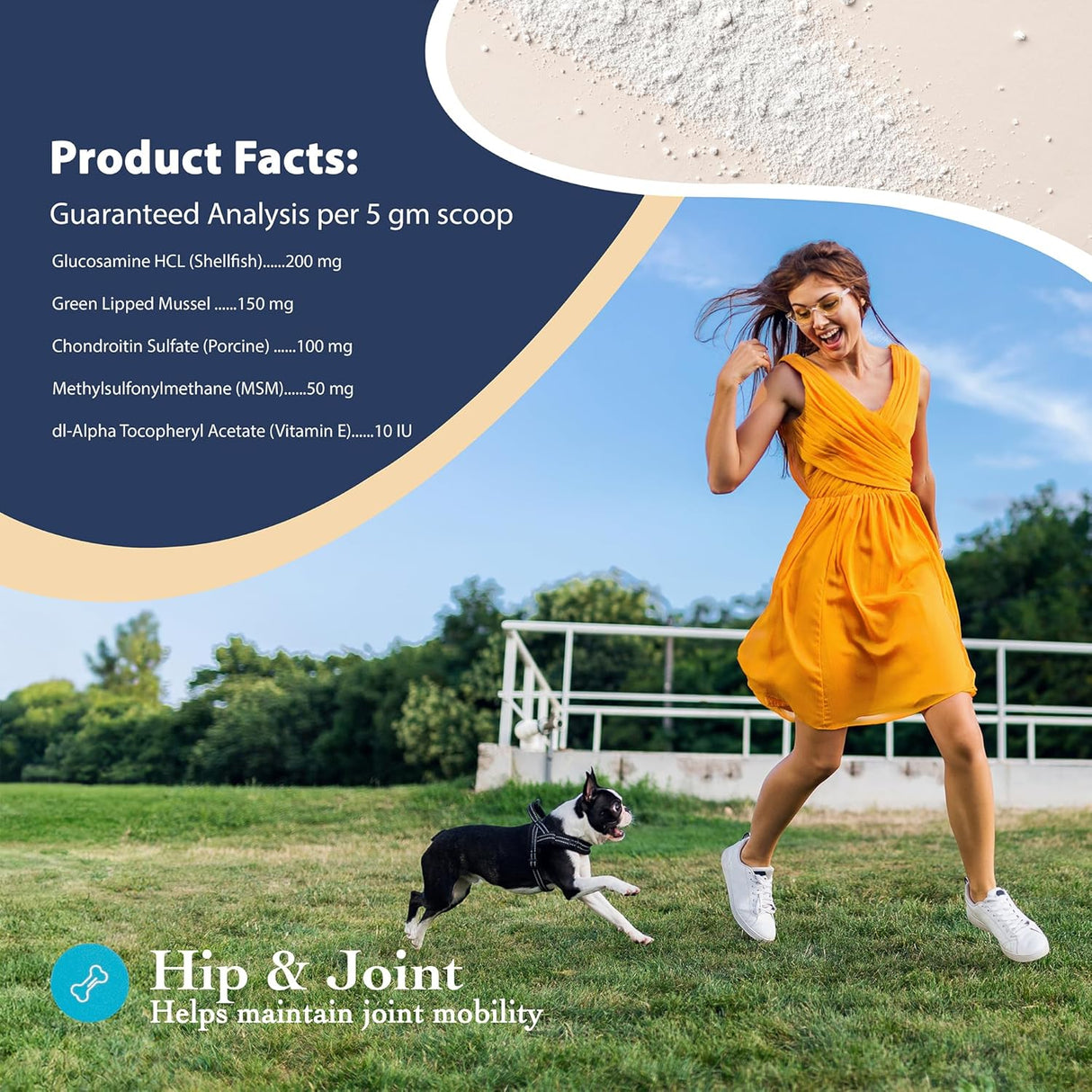 VitaBoost Hip and Joint Food Supplement for Dogs Small Breeds 150Gr.