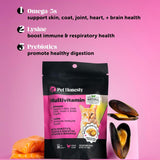 Pet Honesty Cat Multivitamin Crunchy & Creamy Chews 90 Masticables
