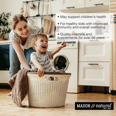 MASON NATURAL - MASON NATURAL Healthy Kids Melatonin 60 Tabletas 3 Pack - The Red Vitamin MX - Suplementos Alimenticios - {{ shop.shopifyCountryName }}