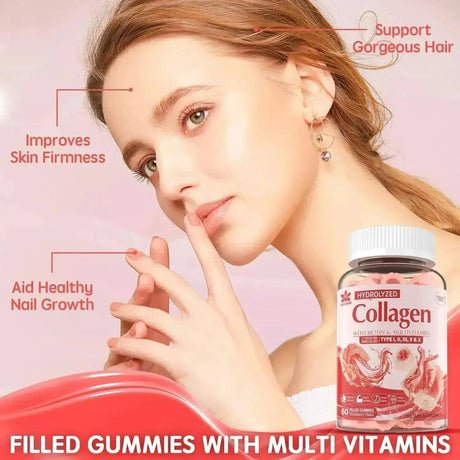 ENVYDEAL - EnvyDeal Sugar-Free Hydrolyzed Collagen Peptide Filled Gummies 60 Gomitas 2 Pack - The Red Vitamin MX - Suplementos Alimenticios - {{ shop.shopifyCountryName }}