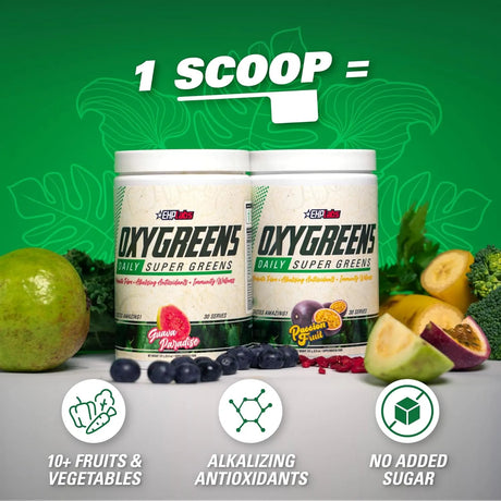 EHPLABS - EHP Labs OxyGreens Super Greens Powder 30 Servicios Crisp Apple 252Gr. - The Red Vitamin MX - Suplementos Alimenticios - {{ shop.shopifyCountryName }}