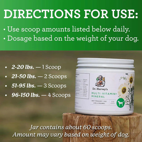 DR. HARVEY'S - Dr. Harvey's Herbal Multi-Vitamin and Mineral Supplement for Dogs 198Gr. - The Red Vitamin MX - Multivitamínicos Para Perros - {{ shop.shopifyCountryName }}