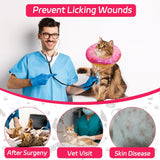 Seyezo Cat Cone Collar Soft Donut Pink Large