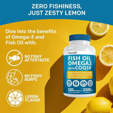 PRIMEMD - PrimeMD 5-in-1 Fish Oil Omega 3 2100Mg. 120 Capsulas Blandas - The Red Vitamin MX - Suplementos Alimenticios - {{ shop.shopifyCountryName }}