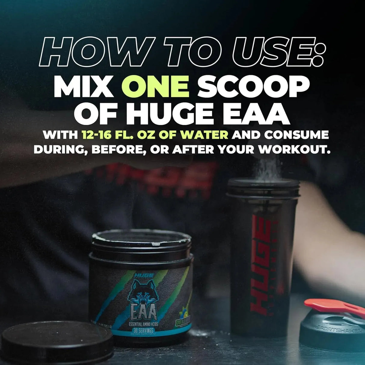 HUGE SUPPLEMENTS - Huge EAA Essential Amino Acids Powder 30 Servicios Kiwi Blueberry 521Gr. - The Red Vitamin MX - Suplementos Alimenticios - {{ shop.shopifyCountryName }}