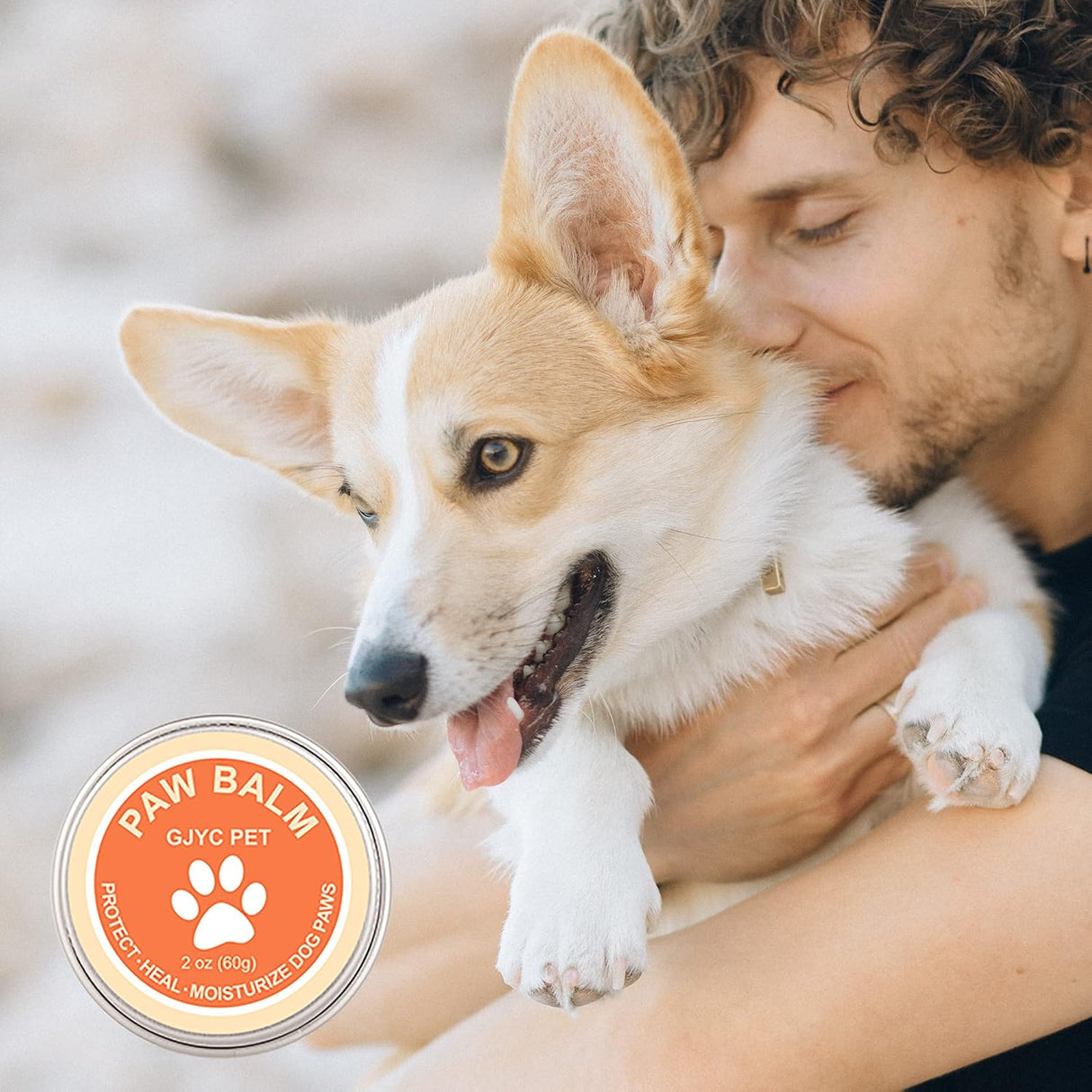 GJYC PET Natural Dog Paw Balm 2 Oz.