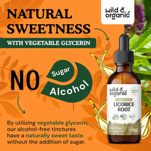 WILD & ORGANIC - Wild & Organic Licorice Root Tincture 2 Fl.Oz. - The Red Vitamin MX - Suplementos Alimenticios - {{ shop.shopifyCountryName }}