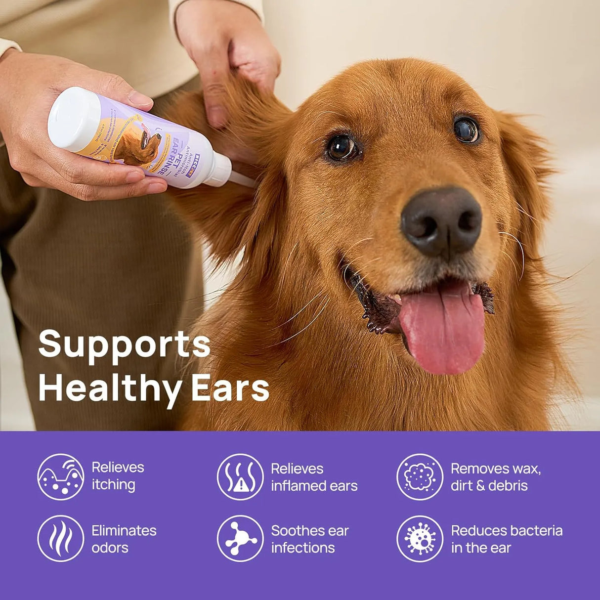 HICC PET - HICC PET Ear Cleaner for Dog & Cat 4 Fl.Oz. - The Red Vitamin MX - Cuidado Del Oído De Perros - {{ shop.shopifyCountryName }}