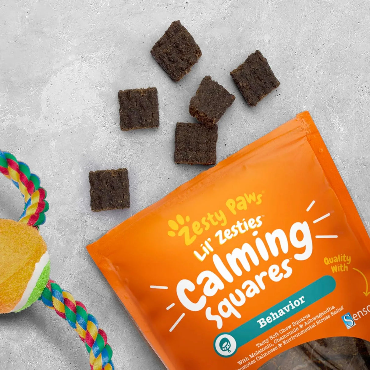 ZESTY PAWS - Zesty Paws Calming Squares Flavored Soft Chews 283Gr. - The Red Vitamin MX - Relajantes Para Perros - {{ shop.shopifyCountryName }}