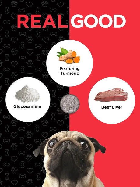 HORBAACH - Horbaach Power Pup Hip and Joint Supplement for Dogs 150 Tabletas Masticables - The Red Vitamin MX - Cuidado De Cadera Y Articulaciones Para Perros - {{ shop.shopifyCountryName }}