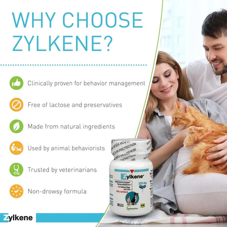 VETOQUINOL - Vetoquinol Zylkene Behavior Support Capsules for Medium Dogs 33-65lbs 30 Capsulas - The Red Vitamin MX - Relajantes Para Perros - {{ shop.shopifyCountryName }}