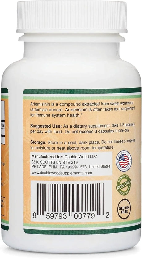DOUBLE WOOD SUPPLEMENTS - Double Wood Supplements Artemisinin 200Mg. 120 Capsulas - The Red Vitamin MX - Suplementos Alimenticios - {{ shop.shopifyCountryName }}