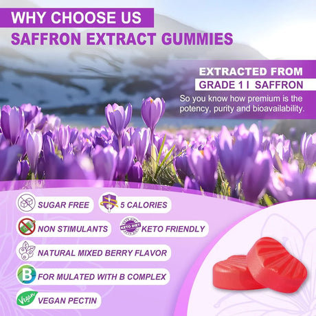 NEVISS - NEVISS Saffron Gummies 60 Gomitas - The Red Vitamin MX - Suplementos Alimenticios - {{ shop.shopifyCountryName }}