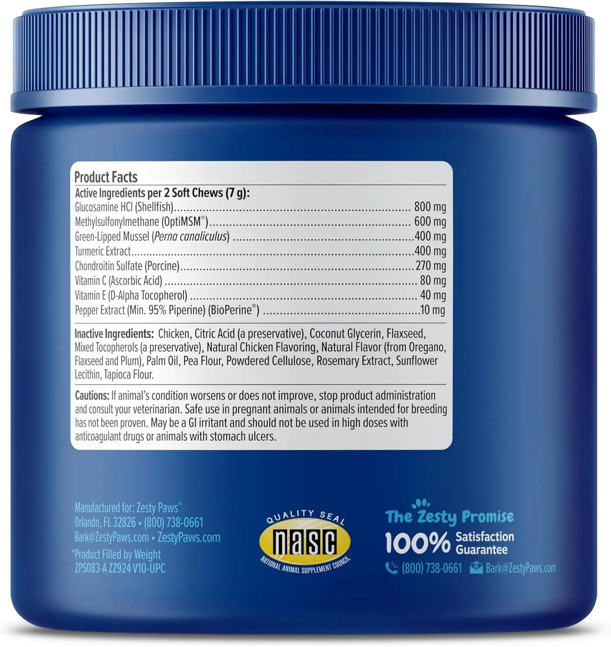 ZESTY PAWS - Zesty Paws Mobility Bites Joint Supplement for Dogs Chicken Flavor 90 Masticables - The Red Vitamin MX - Cuidado De Cadera Y Articulaciones Para Perros - {{ shop.shopifyCountryName }}