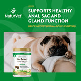NaturVet No Scoot for Dogs 120 Masticables