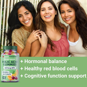 YUVE NATURALS - Yuve Prenatal Gummies for Women Folic Acid 667mcg 60 Gomitas - The Red Vitamin MX - Suplementos Alimenticios - {{ shop.shopifyCountryName }}