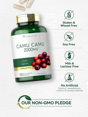 CARLYLE - Carlyle Camu Camu 2000Mg. 150 Capsulas - The Red Vitamin MX - Suplementos Alimenticios - {{ shop.shopifyCountryName }}