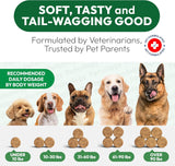 Petsology Glucosamine for Dogs Hip and Joint Supplement 170 Masticables