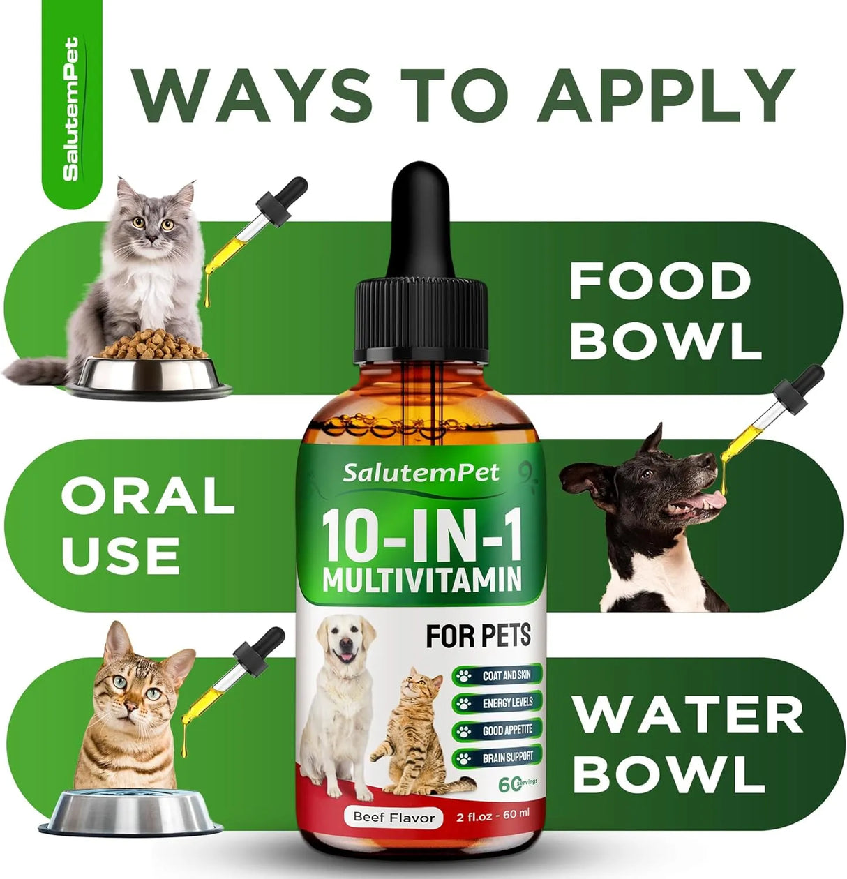 SALUTEMPET - SalutemPet Liquid Multivitamin for Dogs 2 Fl.Oz. - The Red Vitamin MX - Multivitamínicos Para Perros - {{ shop.shopifyCountryName }}