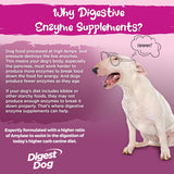 Vital Planet Digest Dog Digestive Pancreatic Enzyme Blend 30 Servicios 111Gr.