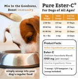 Wholistic Pet Organics Pure Ester-C Powder for Dogs 57Gr.