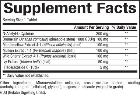 NATURAL FACTORS - Natural Factors Lung, Bronchial & Sinus Health 90 Tabletas - The Red Vitamin MX - Suplementos Alimenticios - {{ shop.shopifyCountryName }}