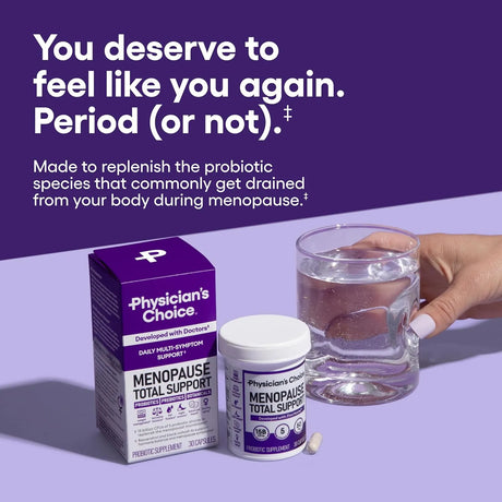 PHYSICIAN'S CHOICE - Physician's CHOICE Menopause Total Support 60 Capsulas - The Red Vitamin MX - Suplementos Alimenticios - {{ shop.shopifyCountryName }}