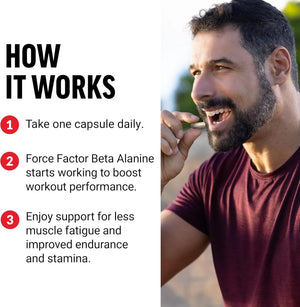 FORCE FACTOR - FORCE FACTOR Beta Alanine 750Mg. 120 Capsulas - The Red Vitamin MX - Suplementos Alimenticios - {{ shop.shopifyCountryName }}