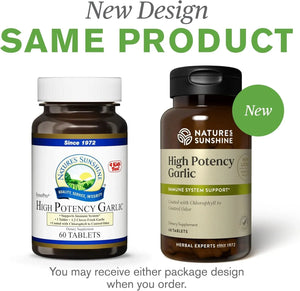 NATURES SUNSHINE - Nature's Sunshine High Potency Garlic 60 Tabletas - The Red Vitamin MX - Suplementos Alimenticios - {{ shop.shopifyCountryName }}