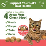 WHIMZEES Wellness Cat Dental Treats Natural Chews Chicken and Salmon Flavor 56Gr.