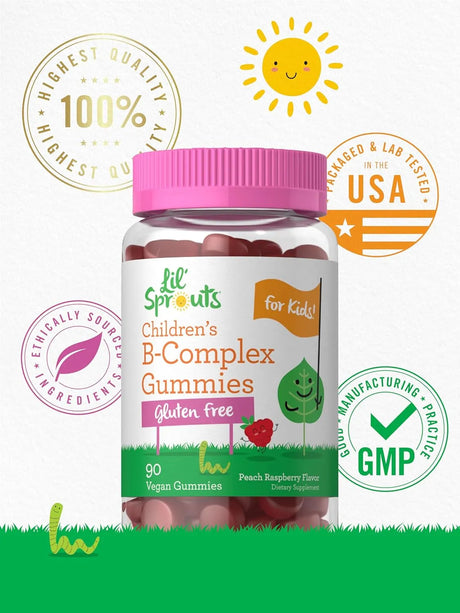 CARLYLE - Carlyle Kids B Complex Gummies Peach Raspberry Flavor 90 Gomitas - The Red Vitamin MX - Suplementos Alimenticios - {{ shop.shopifyCountryName }}