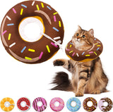 Seyezo Cat Cone Collar Soft Donut Brown Large