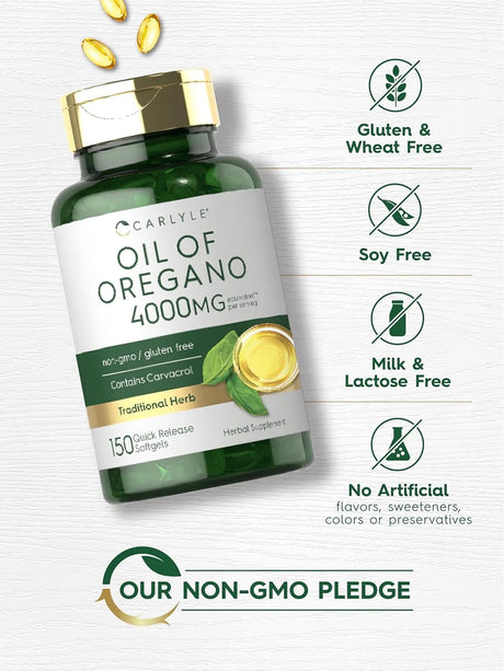 CARLYLE - Carlyle Oregano Oil 4000Mg. 150 Capsulas Blandas - The Red Vitamin MX - Suplementos Alimenticios - {{ shop.shopifyCountryName }}