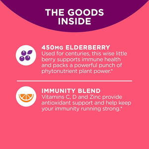 OLLY - OLLY Extra Strength Elderberry Gummies 450Mg. 60 Gomitas - The Red Vitamin MX - Suplementos Alimenticios - {{ shop.shopifyCountryName }}