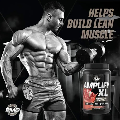 PMD SPORTS - PMD Sports Amplify XL Premium Whey Protein Strawberry Slam 24 Servicios 912Gr. - The Red Vitamin MX - Suplementos Alimenticios - {{ shop.shopifyCountryName }}