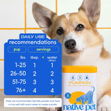 Native Pet Pumpkin for Dogs 120 Servicios 908Gr.