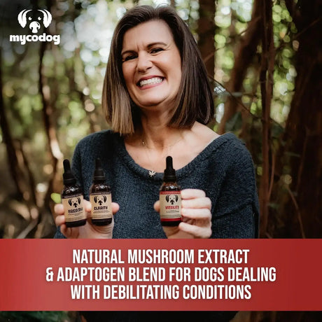 MYCODOG - MycoDog Vitality Mushroom Extract & Adaptogen Tincture 1 Fl.Oz. - The Red Vitamin MX - Suplementos Herbales Para Perros - {{ shop.shopifyCountryName }}