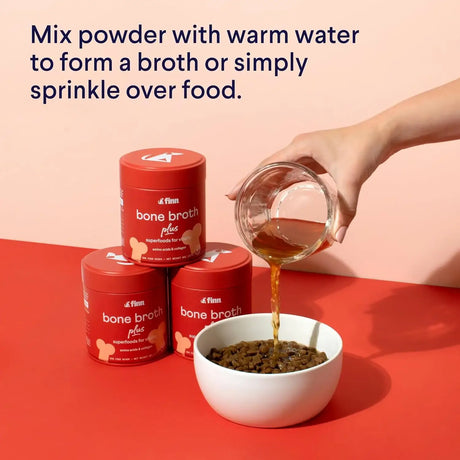 FINN - Finn Bone Broth Plus for Dogs Joint & Mobility Topper 227Gr. - The Red Vitamin MX - Cuidado De Cadera Y Articulaciones Para Perros - {{ shop.shopifyCountryName }}