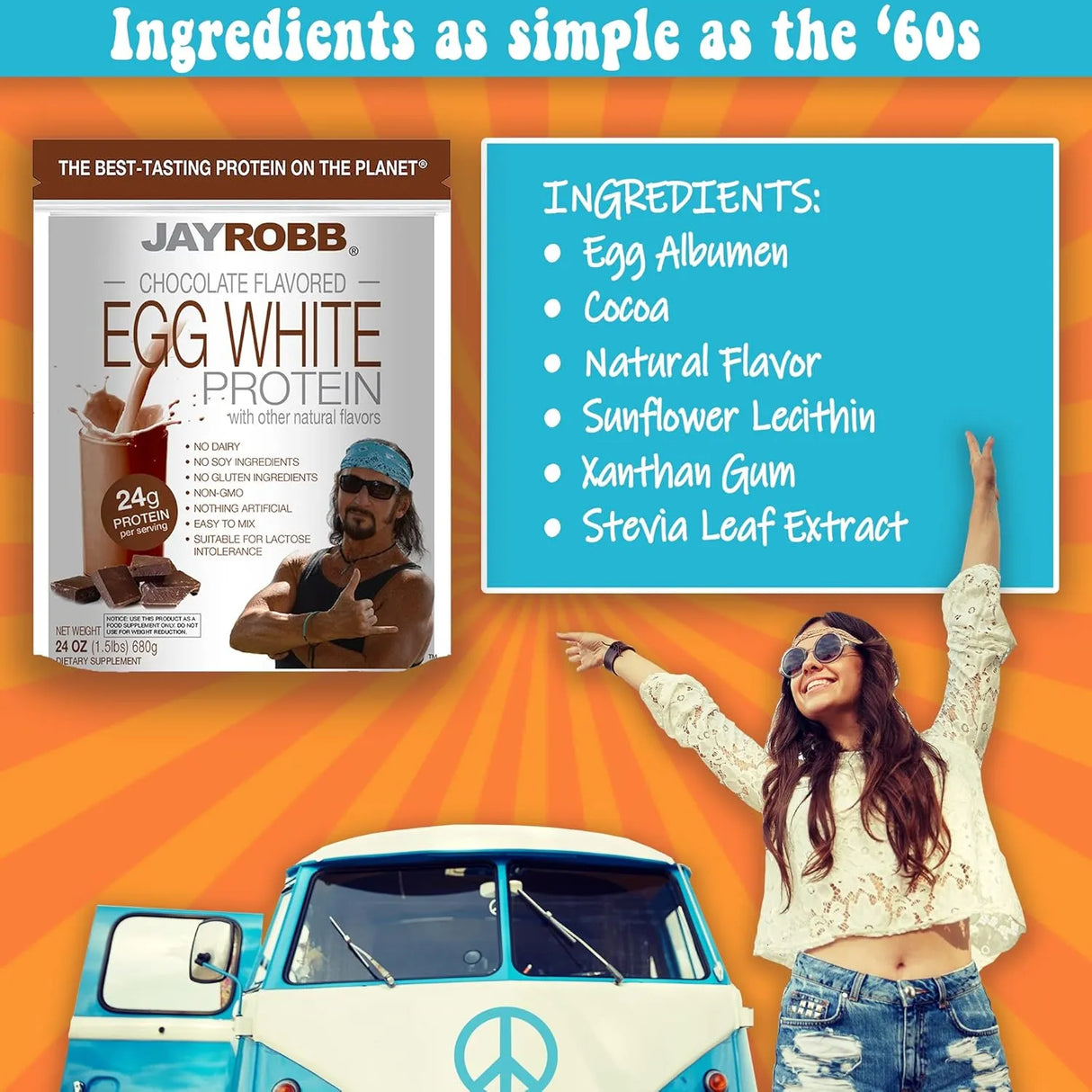 JAY ROBB - Jay Robb Chocolate Egg White Protein Powder 340Gr. - The Red Vitamin MX - Suplementos Alimenticios - {{ shop.shopifyCountryName }}