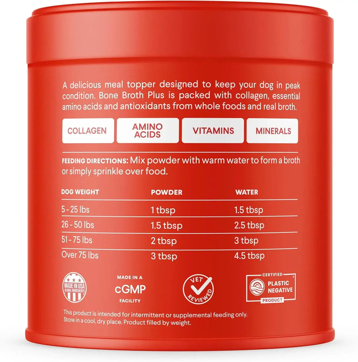 FINN - Finn Bone Broth Plus for Dogs Joint & Mobility Topper 227Gr. - The Red Vitamin MX - Cuidado De Cadera Y Articulaciones Para Perros - {{ shop.shopifyCountryName }}