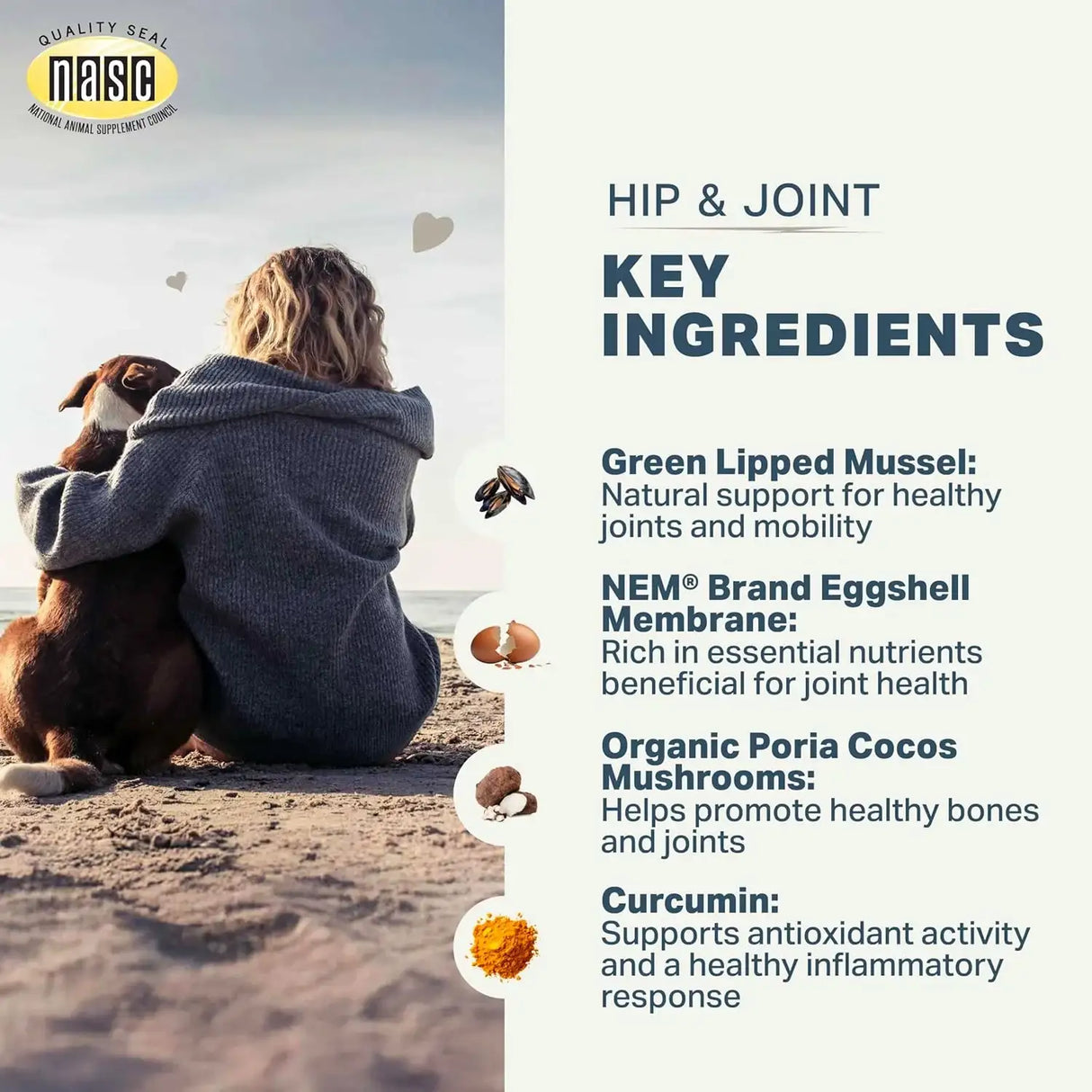 FOUR LEAF ROVER - FOUR LEAF ROVER Hip & Joint Mobility & Joint Support with Glucosamine and Chondroitin for Dogs 135Gr. - The Red Vitamin MX - Cuidado De Cadera Y Articulaciones Para Perros - {{ shop.shopifyCountryName }}