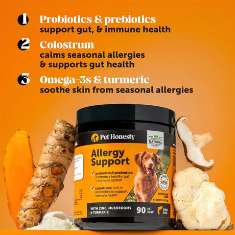 PET HONESTY - Pet Honesty Dog Allergy Itch Relief Salmon 90 Masticables - The Red Vitamin MX - Remedios Para La Picazón De Perros - {{ shop.shopifyCountryName }}