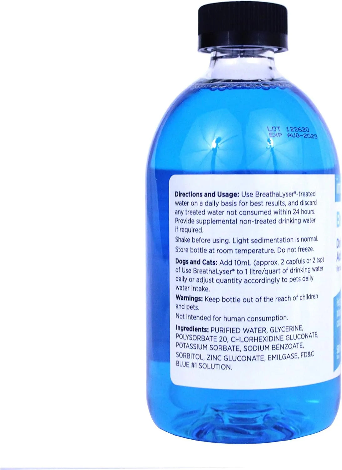 BREATHALYSER - Breathalyser Water Additive for Dogs and Cats 500Ml. - The Red Vitamin MX - Cuidado Dental Para Perros - {{ shop.shopifyCountryName }}