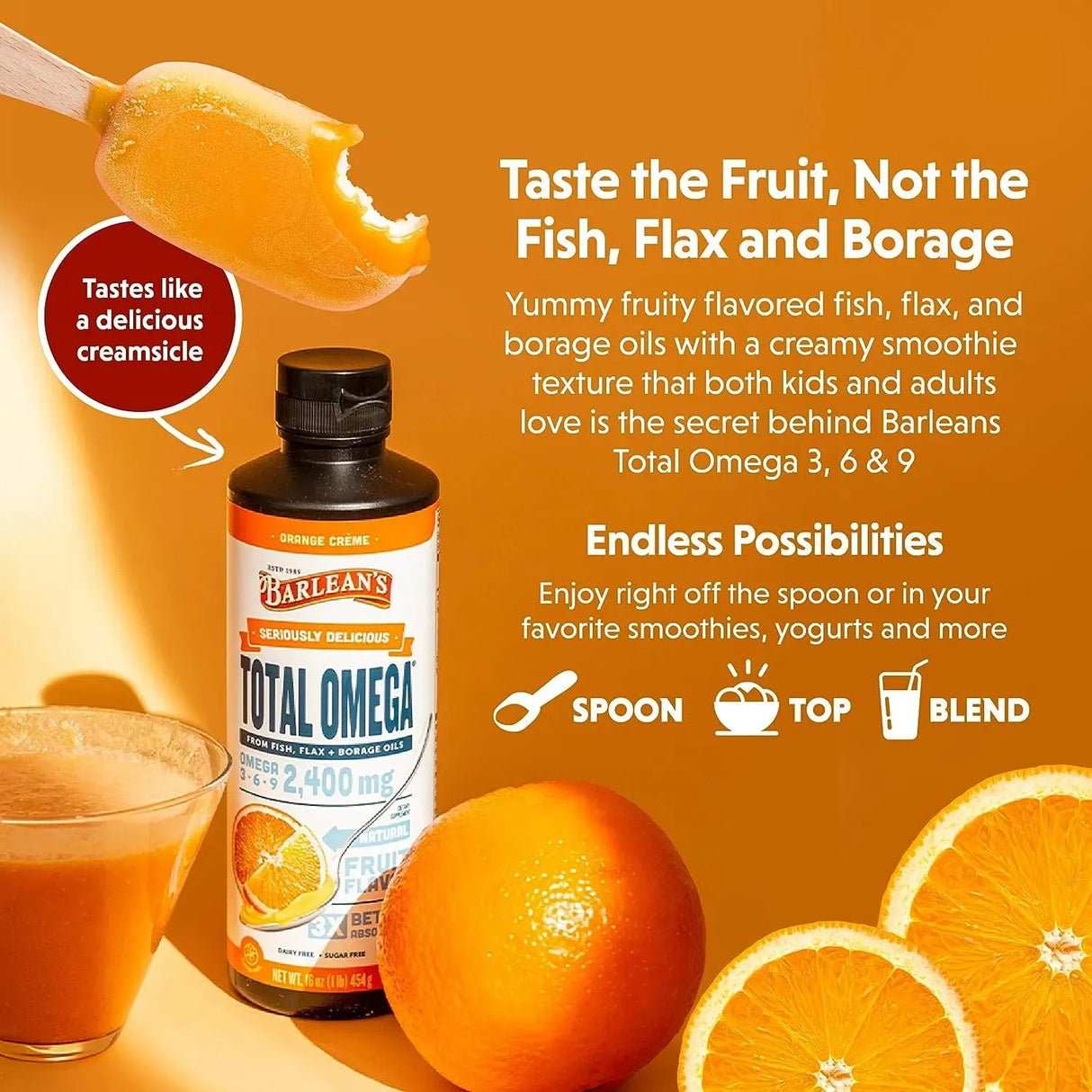BARLEAN´S - Barlean's Total Omega 3 Fish Oil Liquid 16 Oz. - The Red Vitamin MX - Suplementos Alimenticios - {{ shop.shopifyCountryName }}