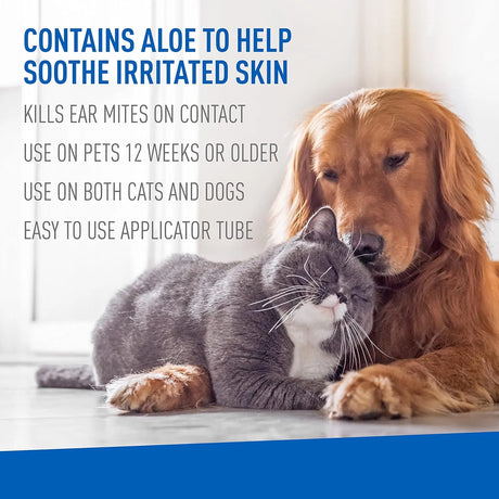 ADAMS - Adams Ear Mite Treatment For Dogs and Cats Over 12 Weeks .5 Fl.Oz. - The Red Vitamin MX - Cuidado Del Oído De Perros - {{ shop.shopifyCountryName }}