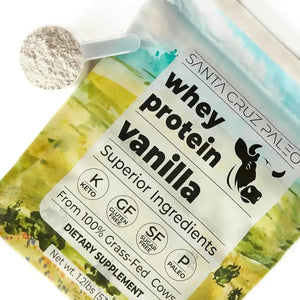 SANTA CRUZ PALEO - Santa Cruz Paleo Whey Protein Powder Grass Fed 20 Servicios Vanilla 538Gr. - The Red Vitamin MX - Suplementos Alimenticios - {{ shop.shopifyCountryName }}