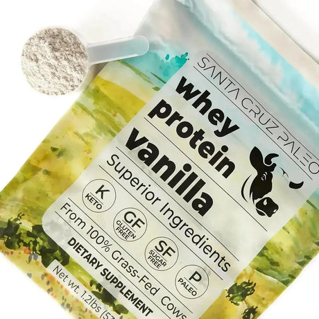 SANTA CRUZ PALEO - Santa Cruz Paleo Whey Protein Powder Grass Fed 20 Servicios Vanilla 538Gr. - The Red Vitamin MX - Suplementos Alimenticios - {{ shop.shopifyCountryName }}