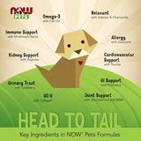 NOW SUPPLEMENTS - NOW Foods Pets UC-II Advanced Joint Mobility for Dogs and Cats 60 Tabletas Masticables - The Red Vitamin MX - Cuidado De Cadera Y Articulaciones Para Perros - {{ shop.shopifyCountryName }}