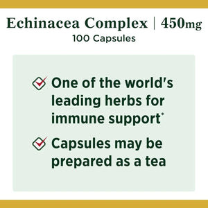 NATURE'S BOUNTY - Nature's Bounty Echinacea Complex 450Mg. 100 Capsulas - The Red Vitamin MX - Suplementos Alimenticios - {{ shop.shopifyCountryName }}